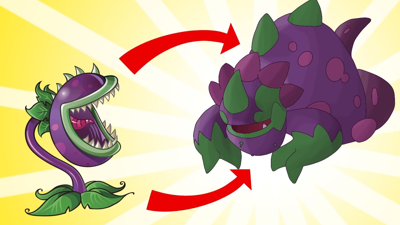 I turned PLANTS from PLANTS VS ZOMBIES into POKÉMON | part 2