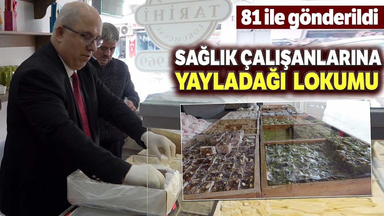 Yayladağı Belediyesi 81 İldeki Sağlık Personellerine Lokum Gönderdi