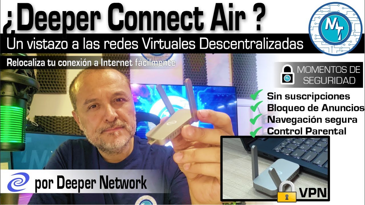 Deeper Connect Air, un adaptador Wi-Fi WEB3 - VPN (DPN), control parental, reubicación de IP y más