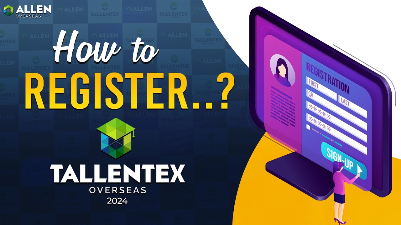 TALLENTEX Overseas 2024: Registration Process [Step by Step] 📝| ALLEN Overseas #allen #talentsearch