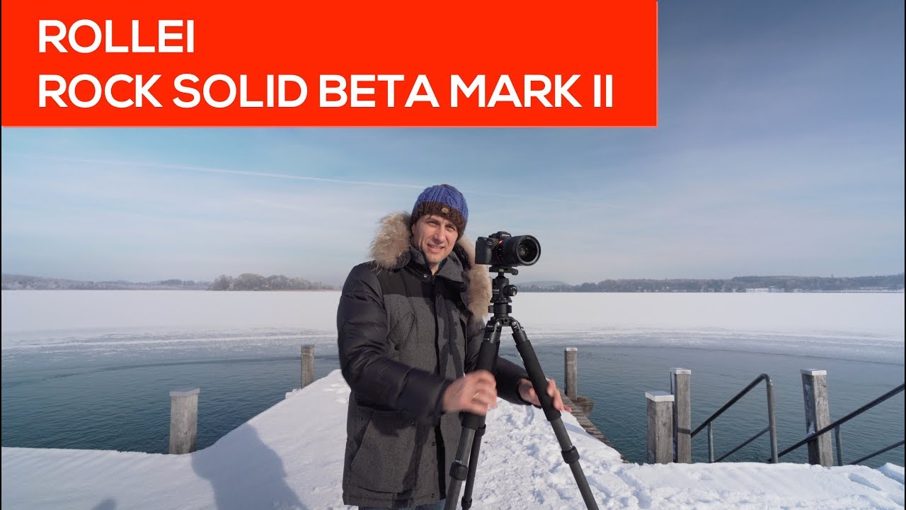 Rollei Rock Solid Beta Mark II Carbon Stativ - für Landschaftsfotografen - Wassertauglich