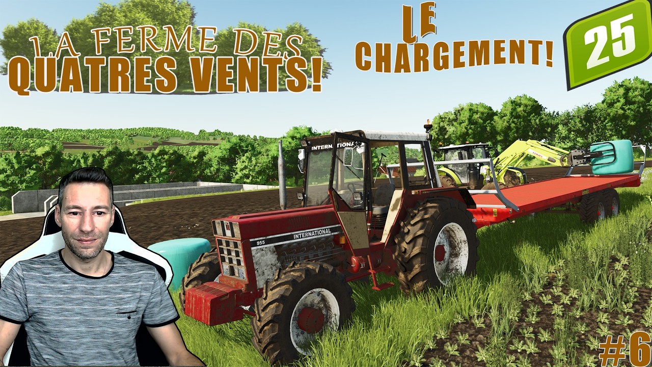 FS25#✔️[MAP LA PICHONIERRE]#6 LA FERME DES QUATRES VENTS😉LES BOTTES LE SEMI DE SORGHO😉