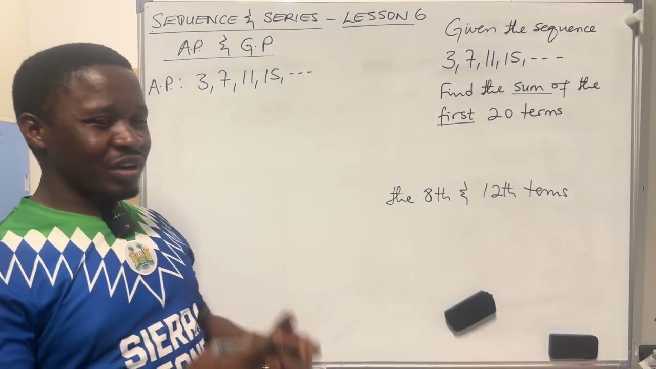 Sequences and Series, AP and GP : Lesson 6
