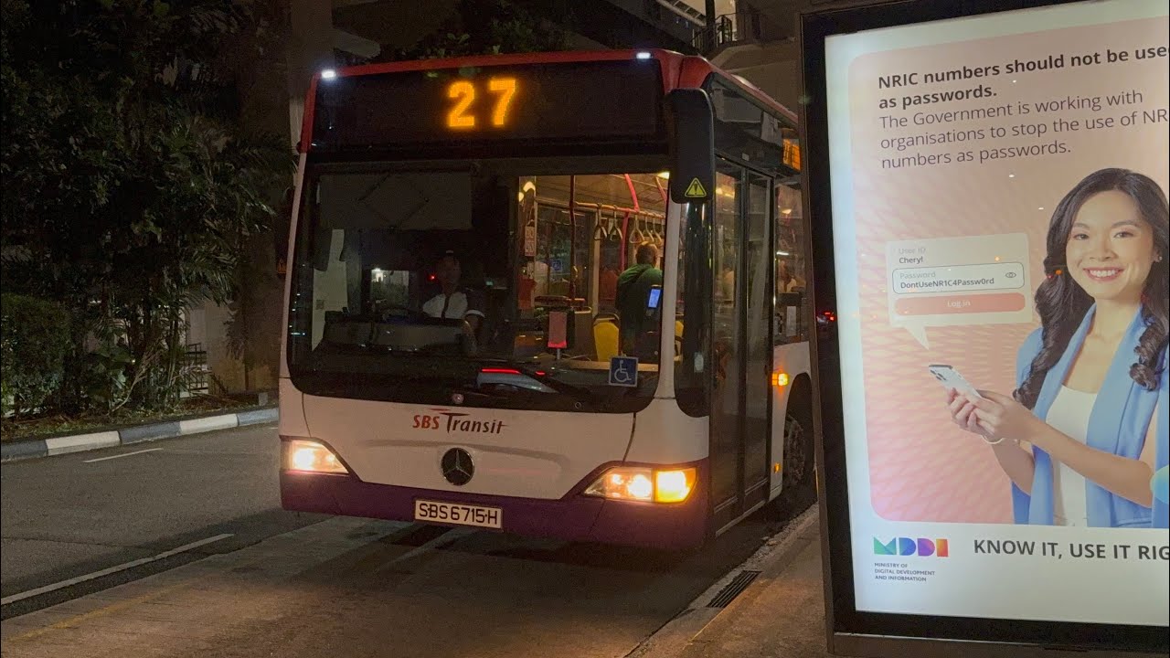 [🔥🔥🔥] Mercedes-Benz O530 Citaro Batch 2  SBS6715H on 27 from Tampines Water Faber Pk➡️CMP Stn A