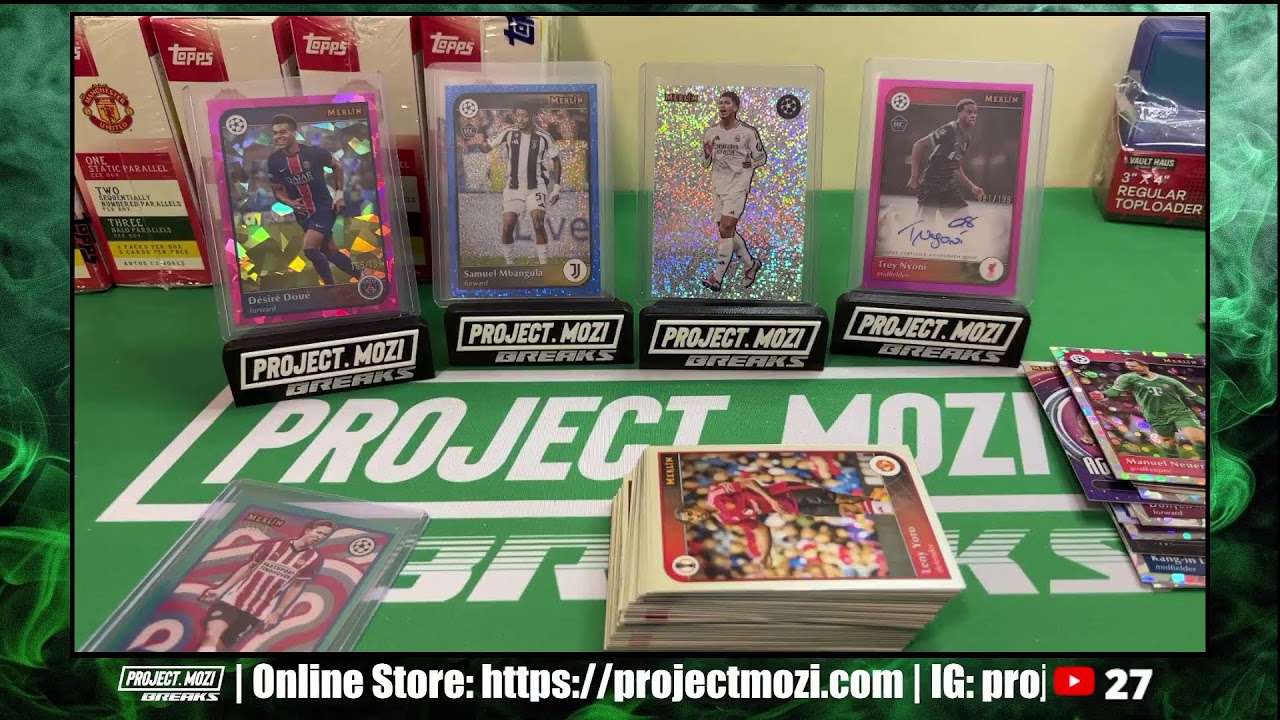 Project Mozi Breaks: TC BKB Sapphire, Man United Team Set, Topps Baseball and more  #cardbreaks