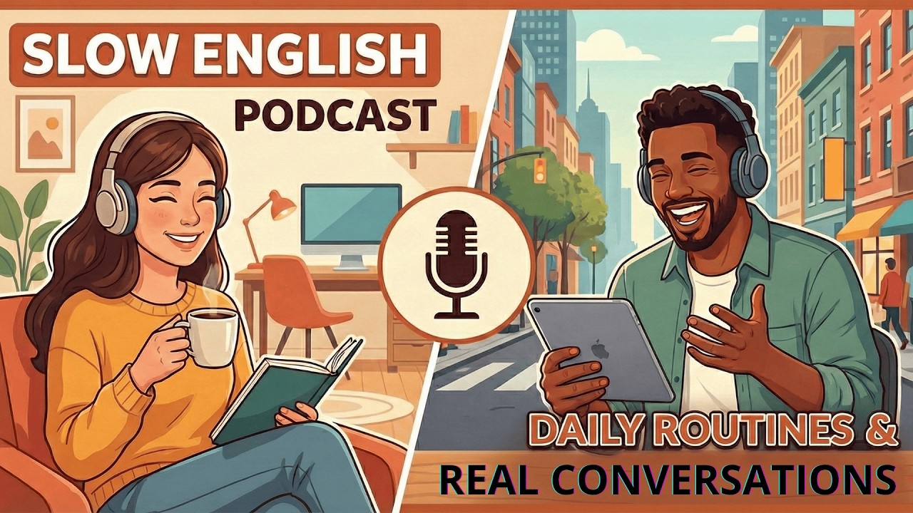 English Listening Practice - Daily Routine: Morning to Night (A1-A2 Level)