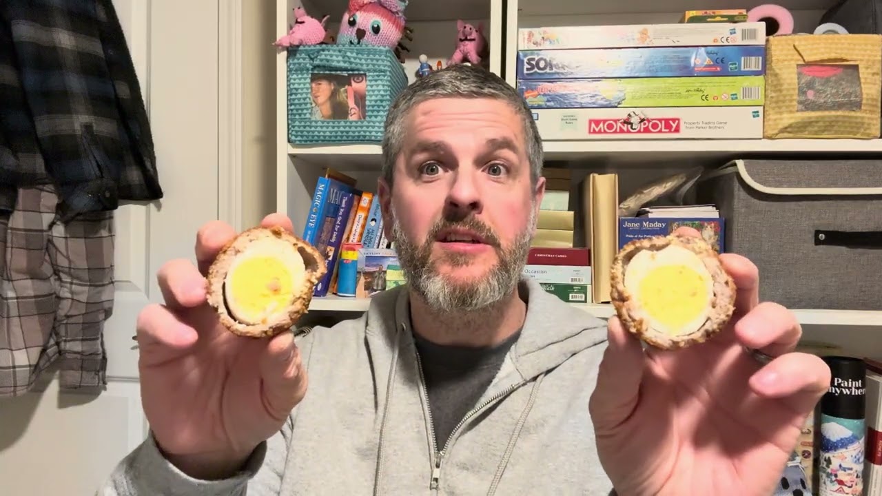 First Time Trying A Scotch Egg!