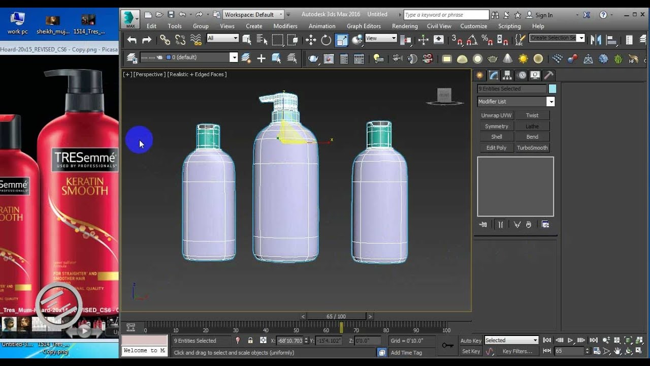 How to do 3d Product bottle modeling & rendering in 3d studio max - Part 1 3d Modeling