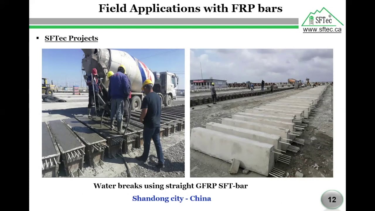 Webinar #1 - Design of Flat Plates using Glass Fiber Reinforced Polymer (GFRP) Bars | SFTec Canada