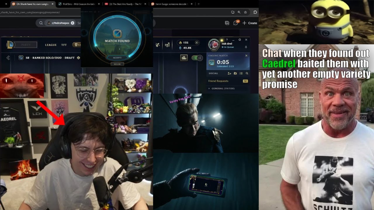 EVERYBODY SOUND THE ALARMS @Caedrel IS PLAYING LEAGUE ONCE AGAIN