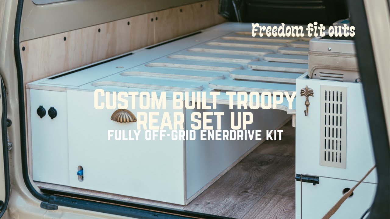 2022 Toyota Troop Carrier Van Tour | Off-Grid Troopy Build with Enerdrive Setup