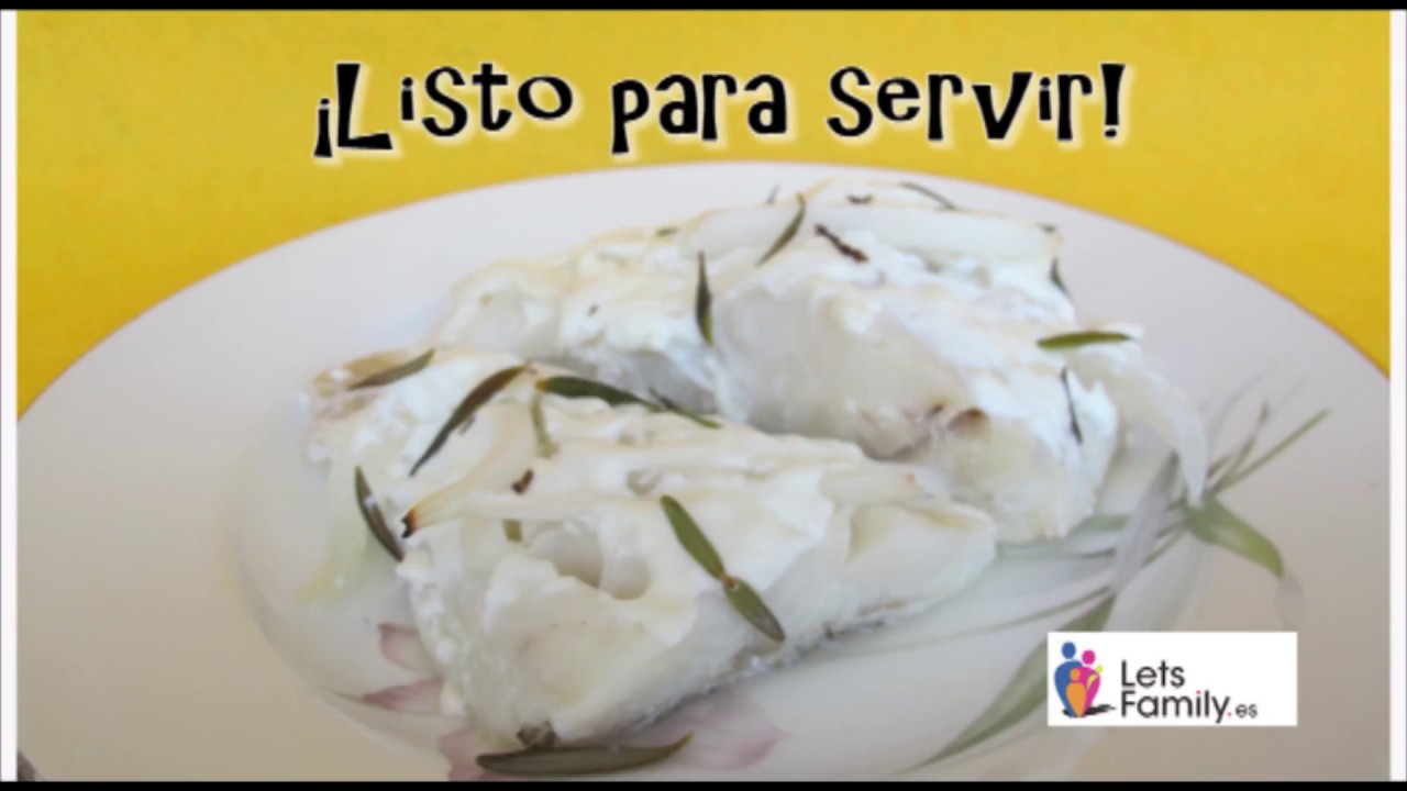 Receta Merluza en salsa de yogur