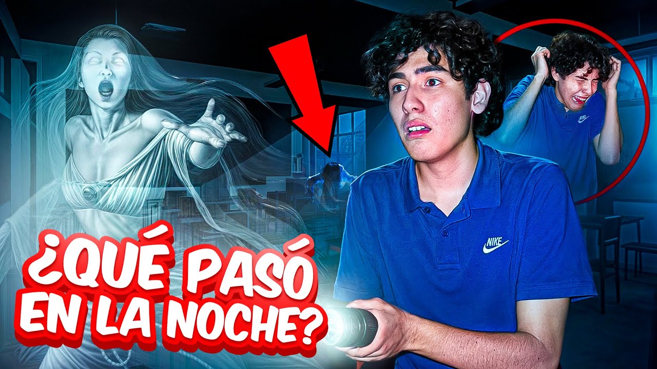 PASE TODA LA NOCHE EN MI ESCUELA 😱 *SALIO MUY M4L* 😭 | Leo Study