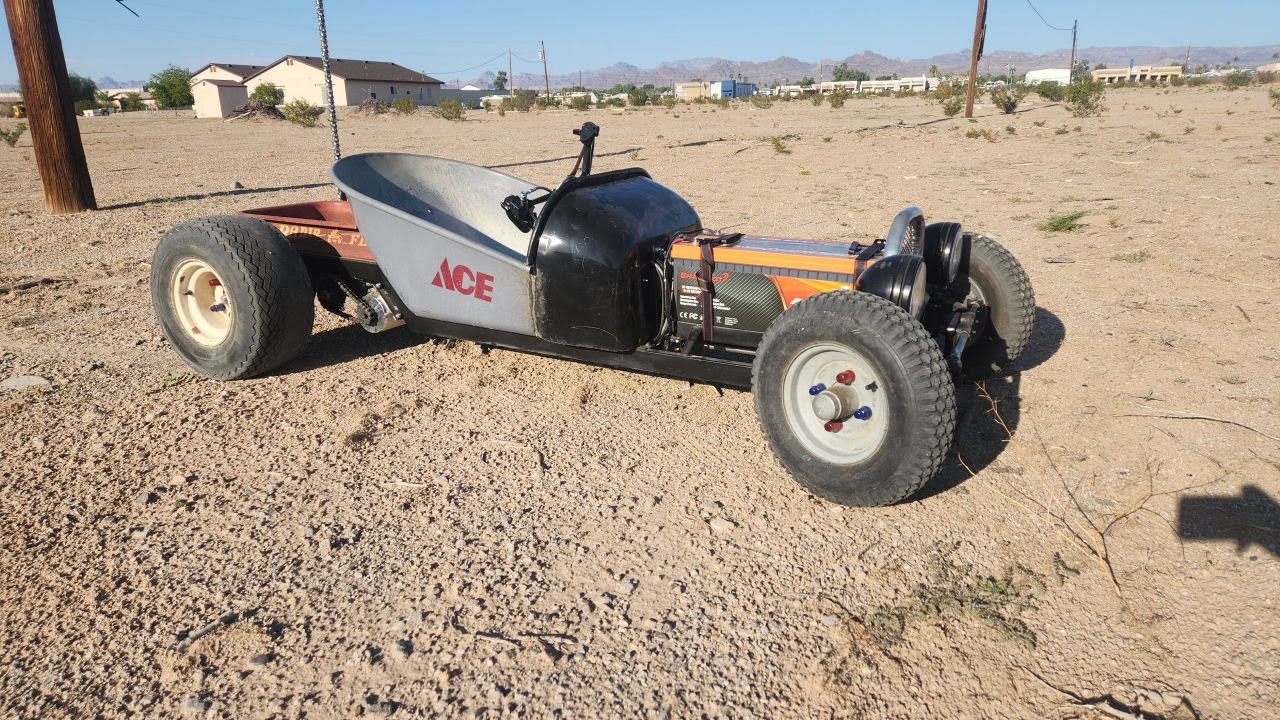 Electric T-Bucket Wheelbarrow Go Kart Build