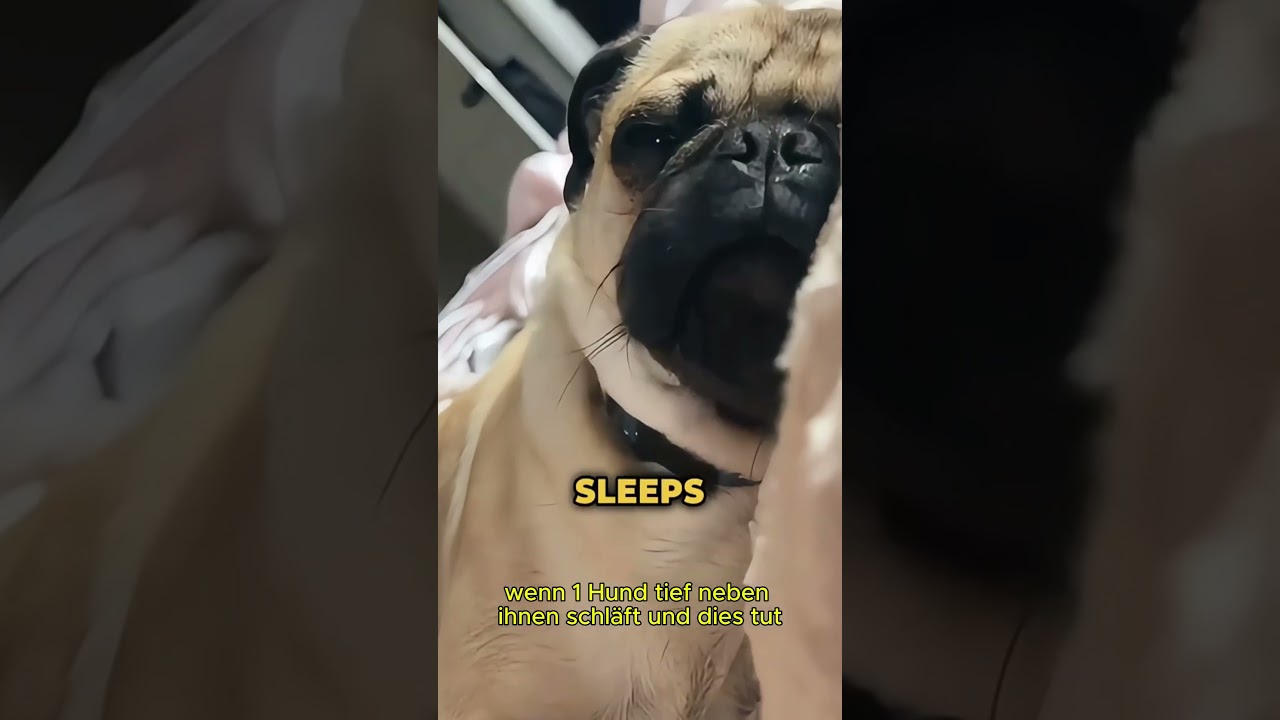 Dieses s&uuml;&szlig;e Verhalten ist ein stilles Liebesgest&auml;ndnis 💕 Dein Hund vertraut dir v&ouml;llig!