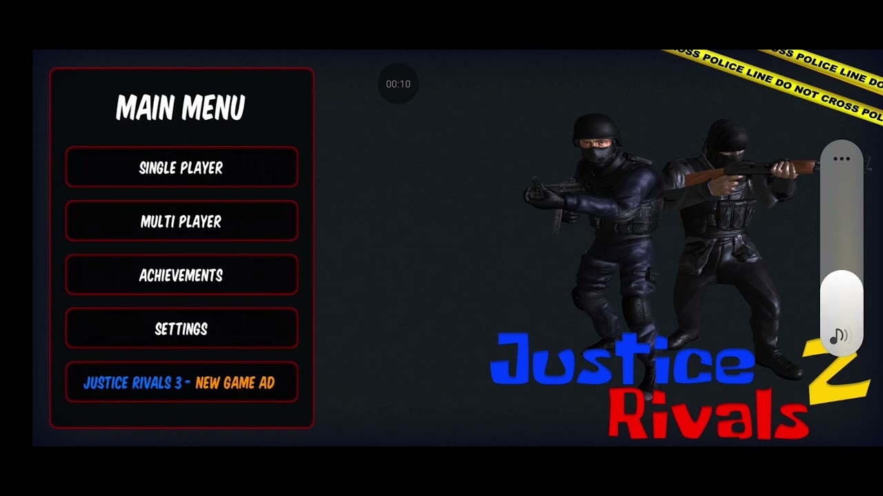 Justice rivals 2 theme menu