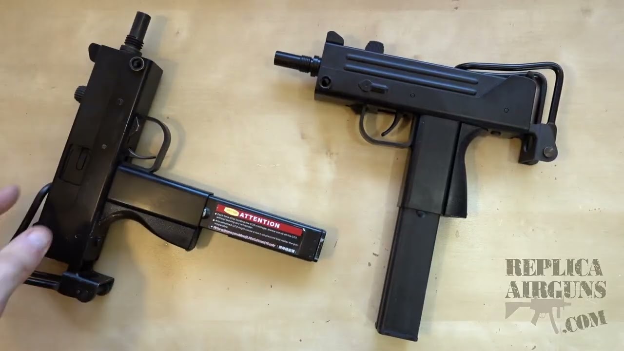 KWC Mac 11 M11 CO2 BB - Airsoft Pistol Table Top Review