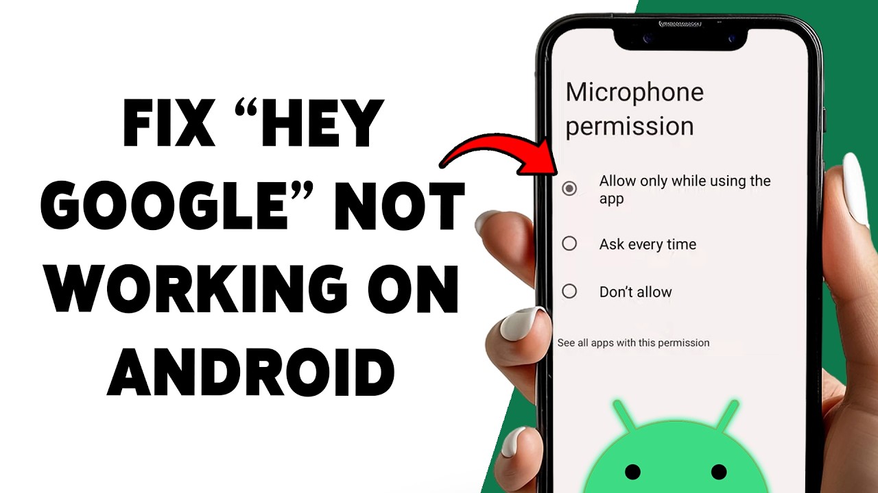 Как исправить проблему с неработающим &laquo;Привет, Google&raquo; на Android | Решение проблемы с голосовой ...