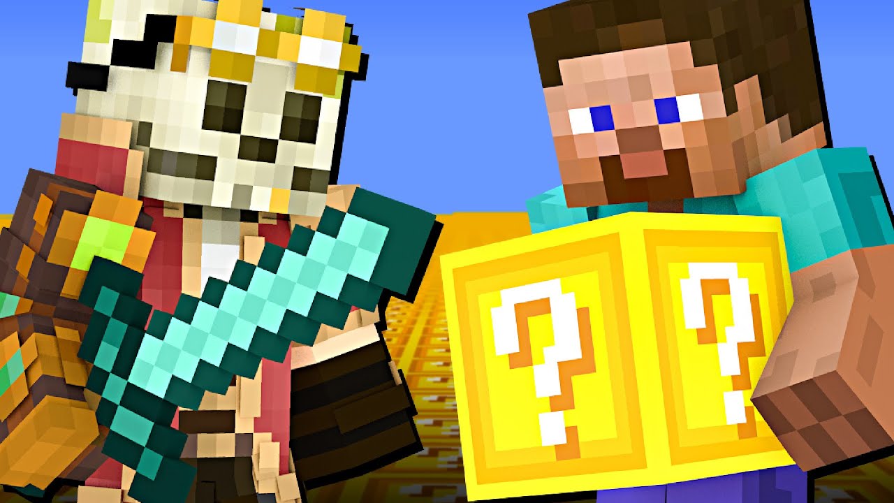 LUCKY BLOCK PVP - PIERWSZA WYGRANA!