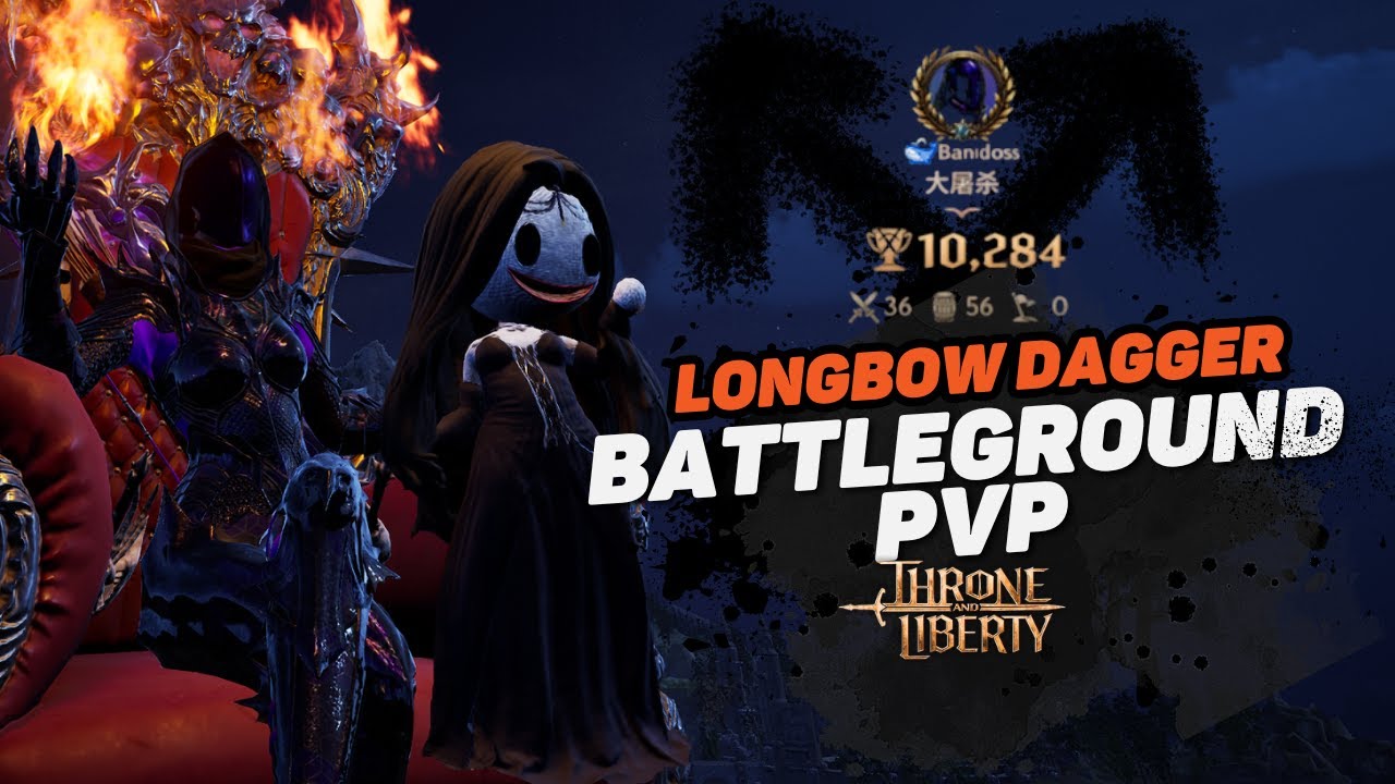 36k Throne and Liberty Infiltrator PVP (Longbow Dagger - Battleground)