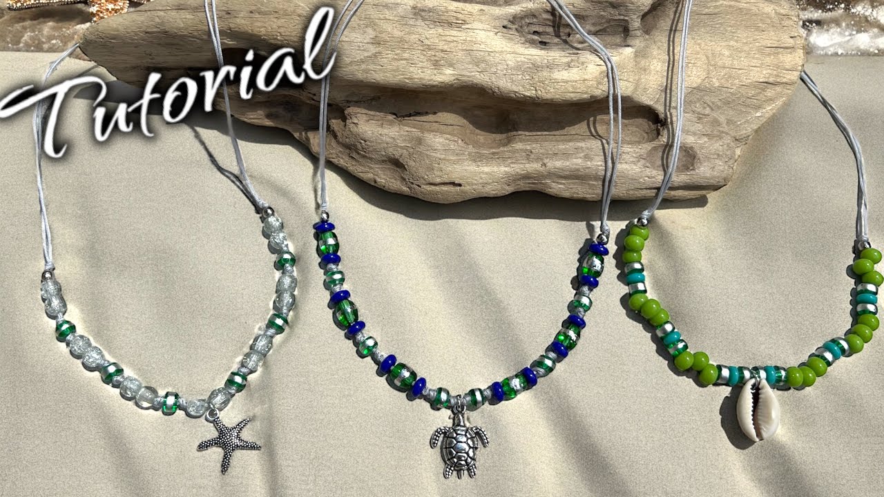 Easy Beachy Necklaces | Tutorial | Curated Bead Box