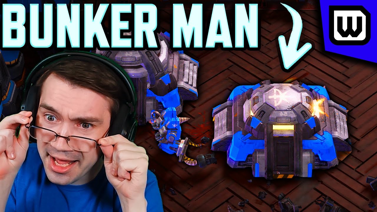 How many bunkers does it take to stop Dark? StarCraft 2