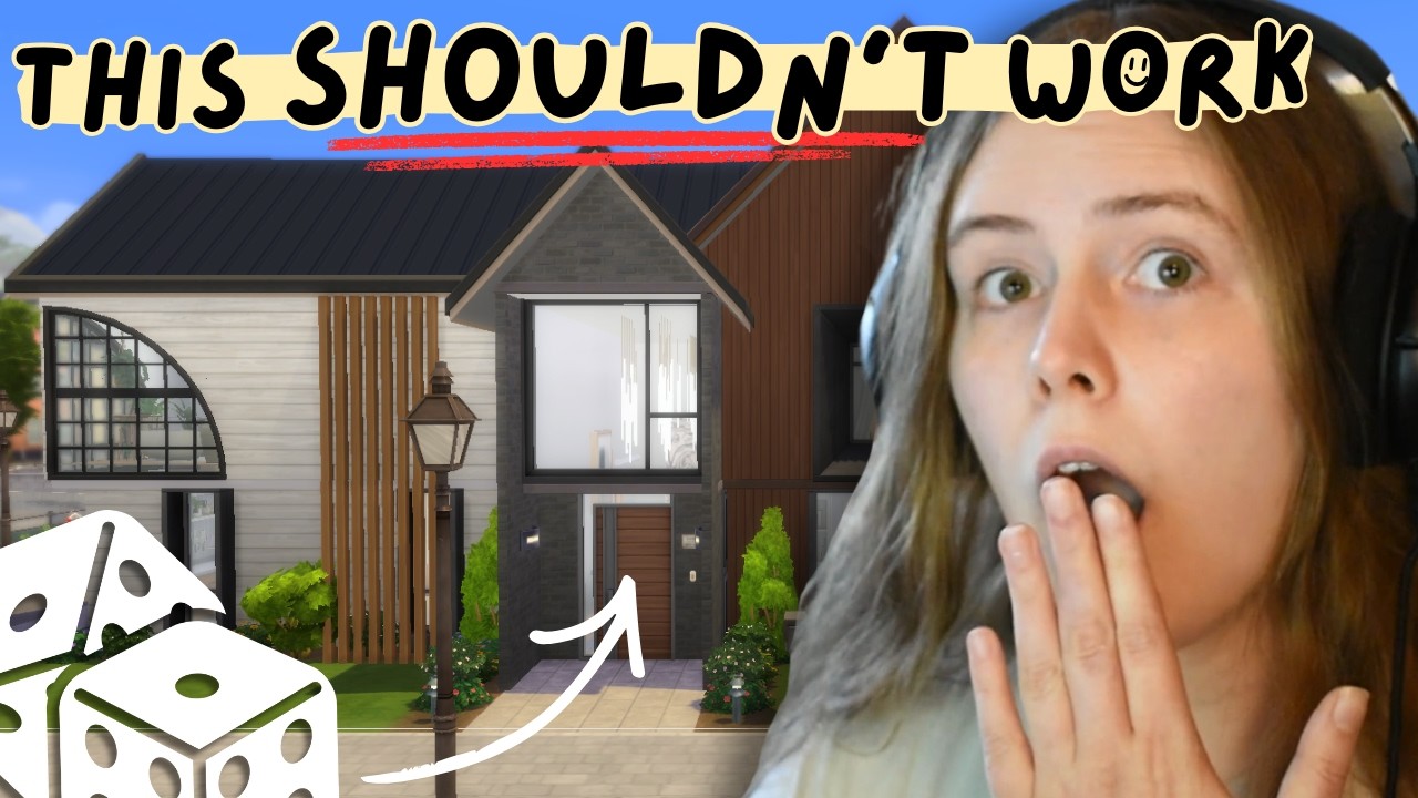 random dice built my dream scandi sims 4 house?! | part 2