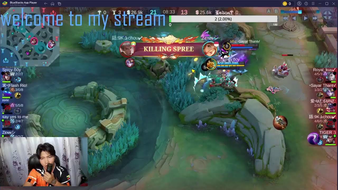 Caster Z Lin Live Stream