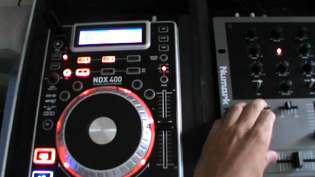 Konsola Numark ndx 400 Mikser Numark M1 usb Prezentacja