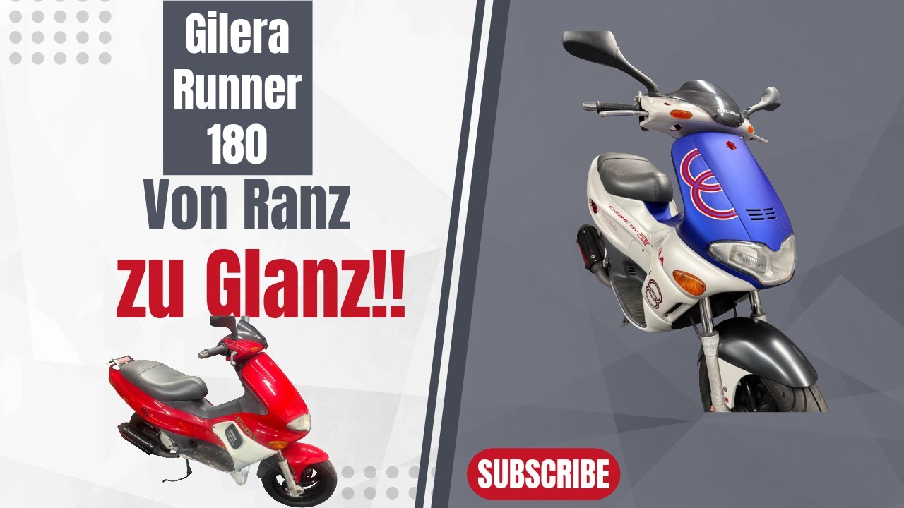 Wir folieren unsere Gilera Runner 180!! | Gilera Runner 180! @Meister Harry