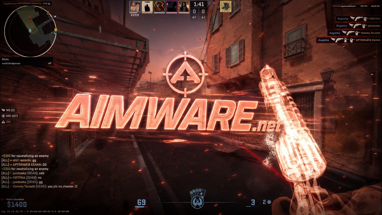 #cs2 | PREMIER FULL RAGE | DOWN AA 60+ KILL NEW META AIMWARE CFG !| ft.aimware.net #aimware #cs2hvh