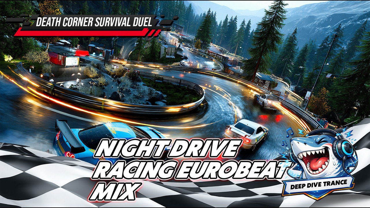 Night Drive Racing Eurobeat – Male Vocal Mix 60min | Death Corner Survival Duel | Vol.4
