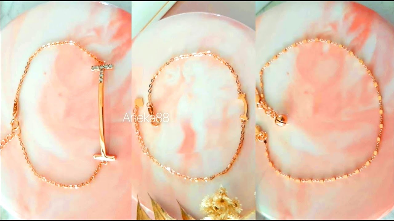 10 MODEL GELANG EMAS TERBARU, DESAIN SIMPLE DAN BAGUS BANGET