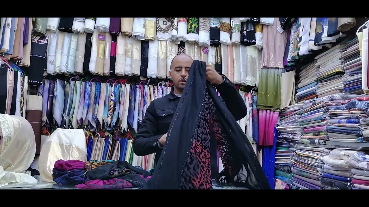 أشهر بائع الفولار والشال بالجملة والتقسيط كراج علال البيضاء