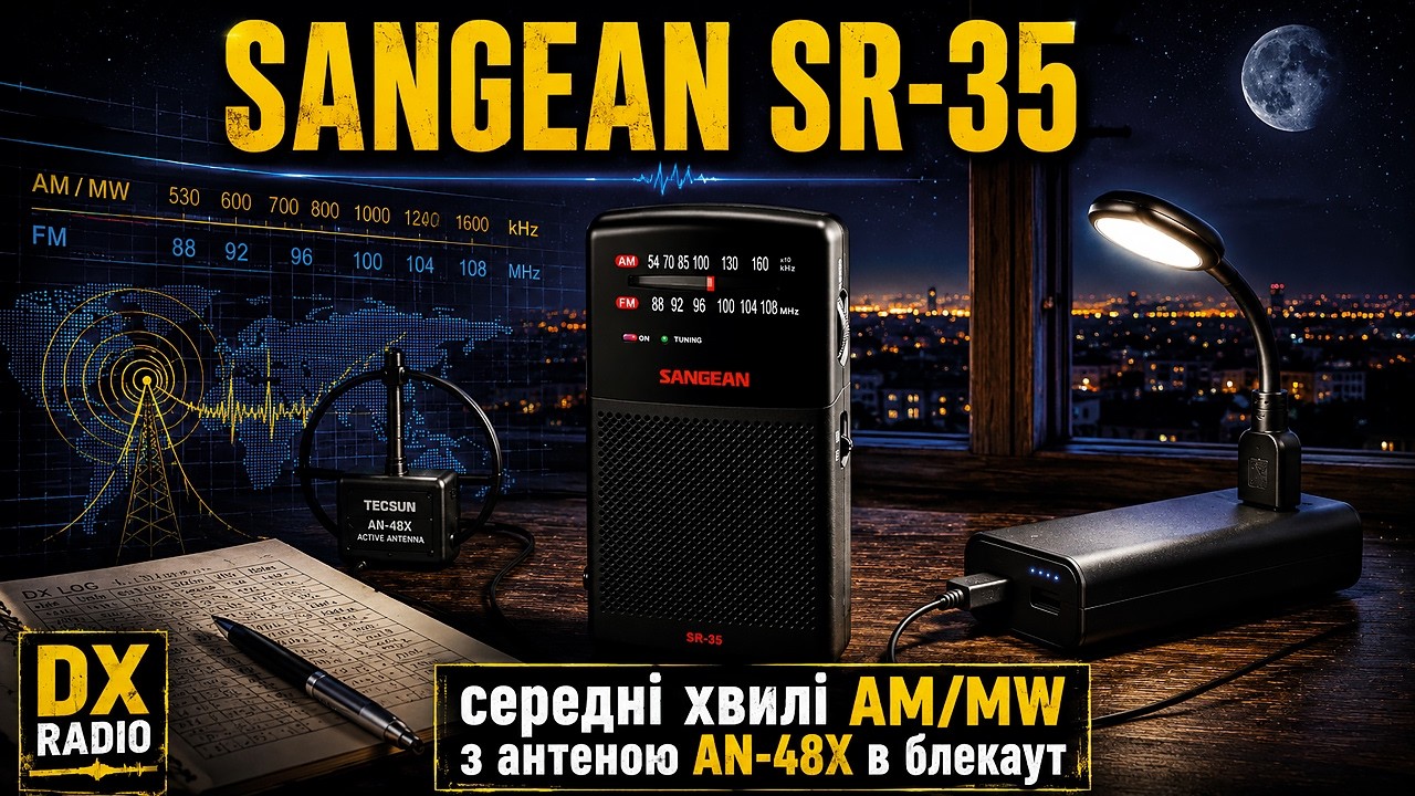 Sangean SR-35, середні хвилі/средние волны #sangean #радіо #радіоприймач #радио #радиоприемник