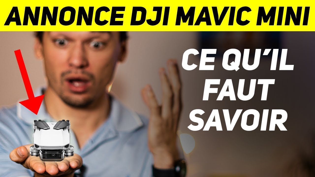 DJI MAVIC MINI FR - On fait le point sur ce qu'il faut savoir suite à l'annonce avant de l'acheter !