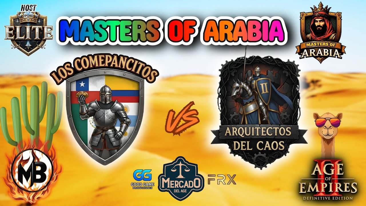 🏆Masters of Arabia🏆🔸🔶- Comepancitos vs ArCas 2🔸Cuartos de Final -🔶🔸