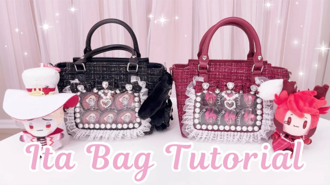 easy ita bag tutorial ♡ no pinning required! full voiceover instructions