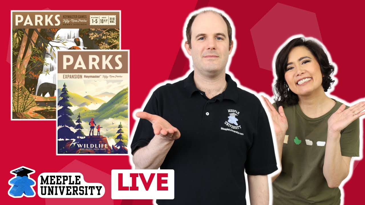 Parks and Wildlife Expansion -  LIVE Playthrough Board Game & Giveaway