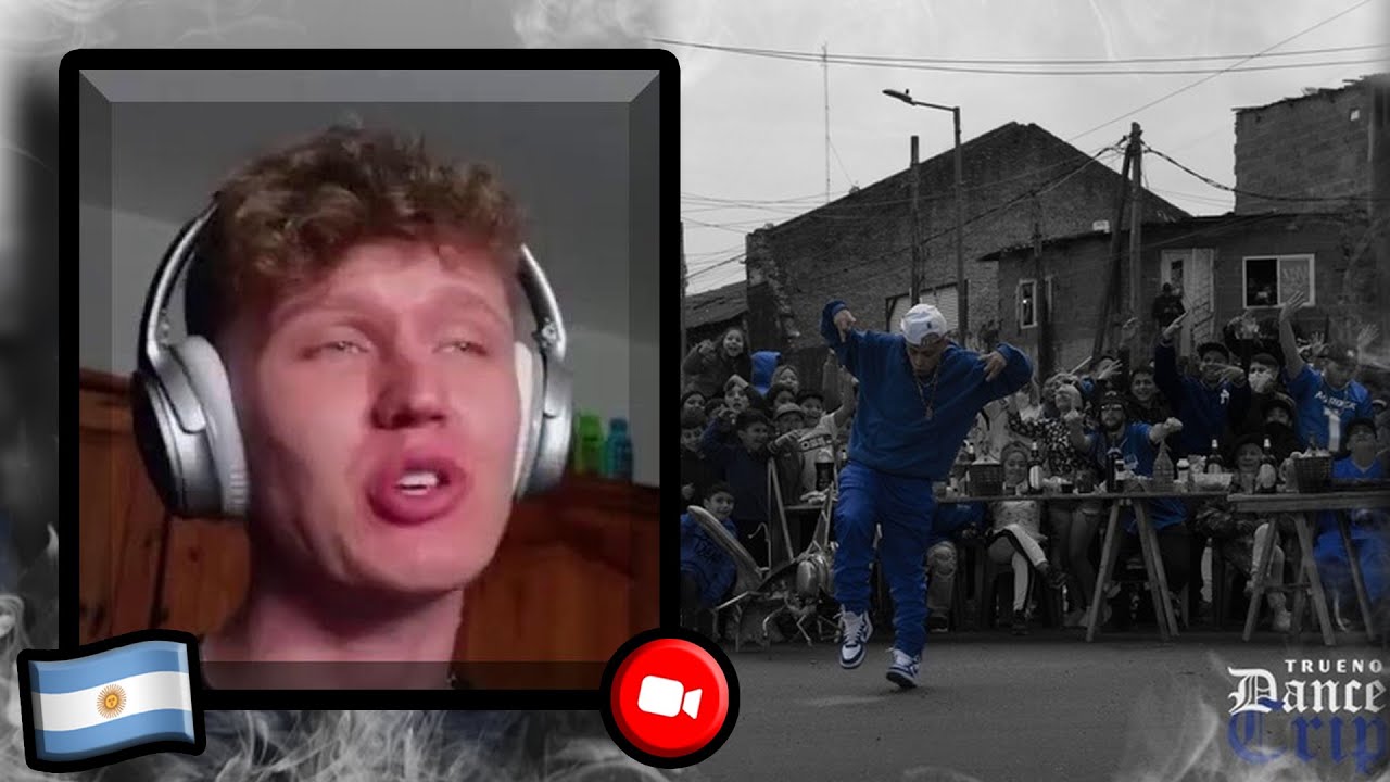 FIRST REACTION TO DANCE CRIP - Trueno | Argentinian Music Reaction
