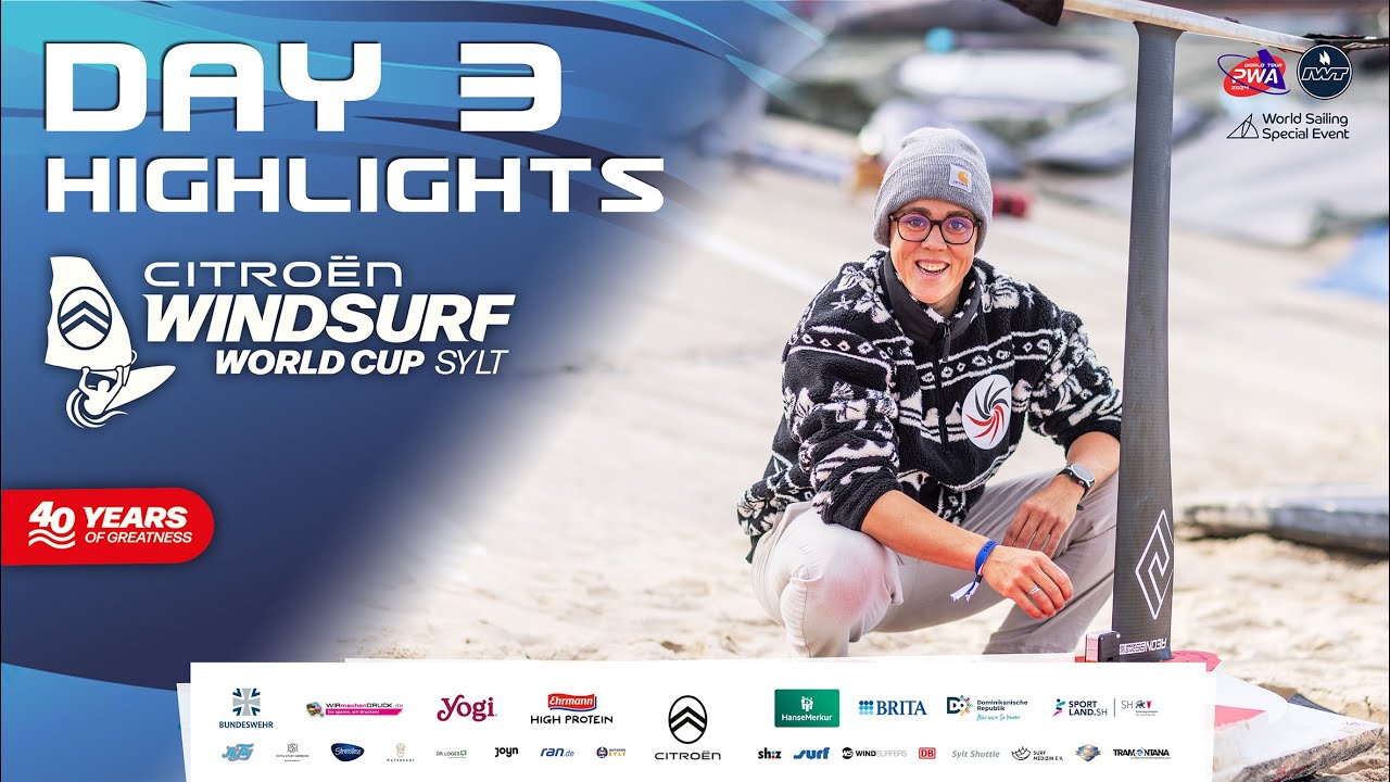 SETTING THE SCENE FOR FOIL SLALOM - DAY 3 | Citroen Windsurf World Cup Sylt 2024