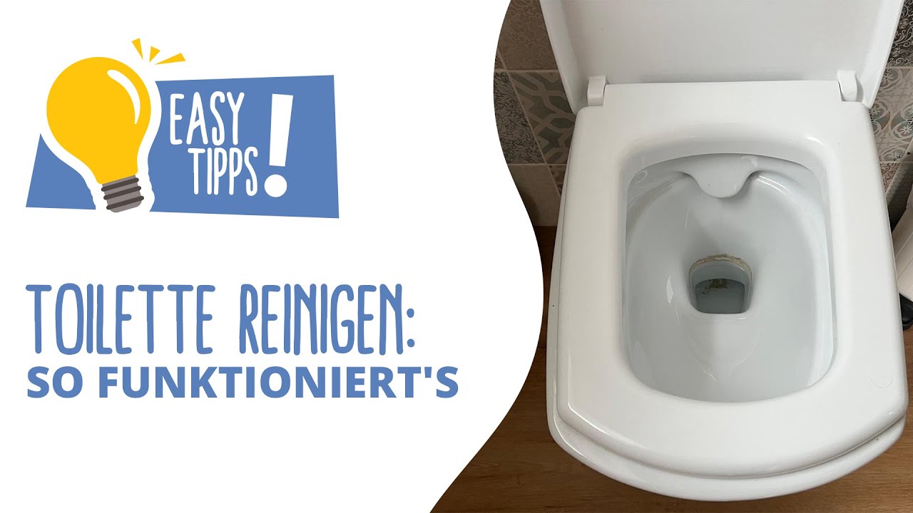 Toilette richtig reinigen – so wird selbst hartnäckiger Urinstein & Kalk entfernt | EASYCLEAN Tipps