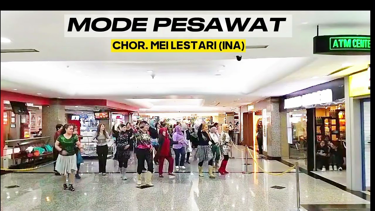 Mode Pesawat | Line Dance | Demo | Chorm @SriMeiLestari (INA)