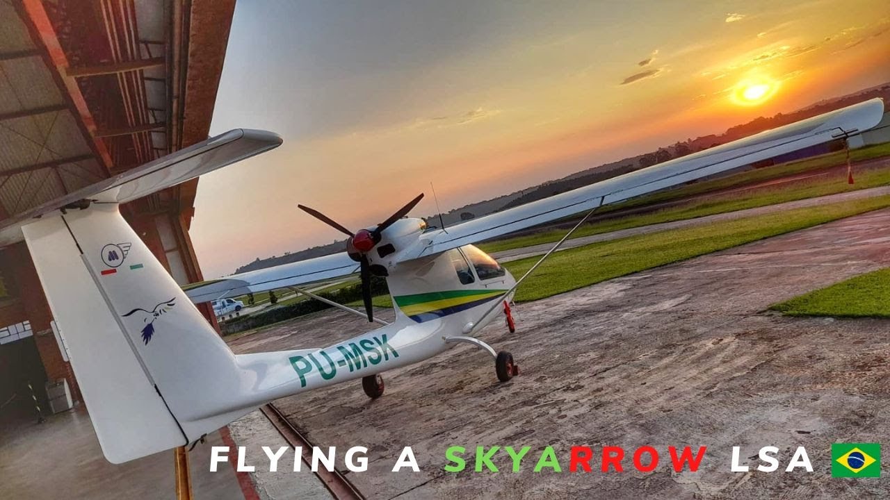 Flying a SKYARROW LSA (SDVH-SBBP)