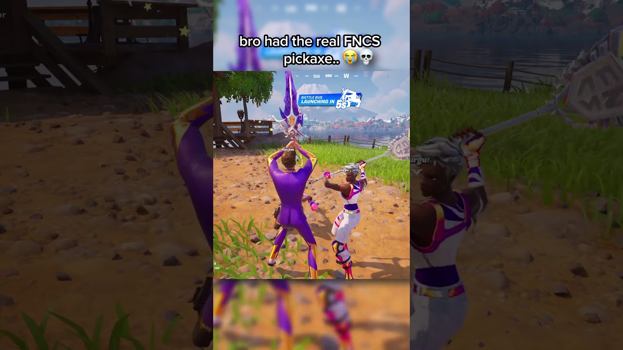 Bro had the REAL FNCS Pickaxe 💀#shorts