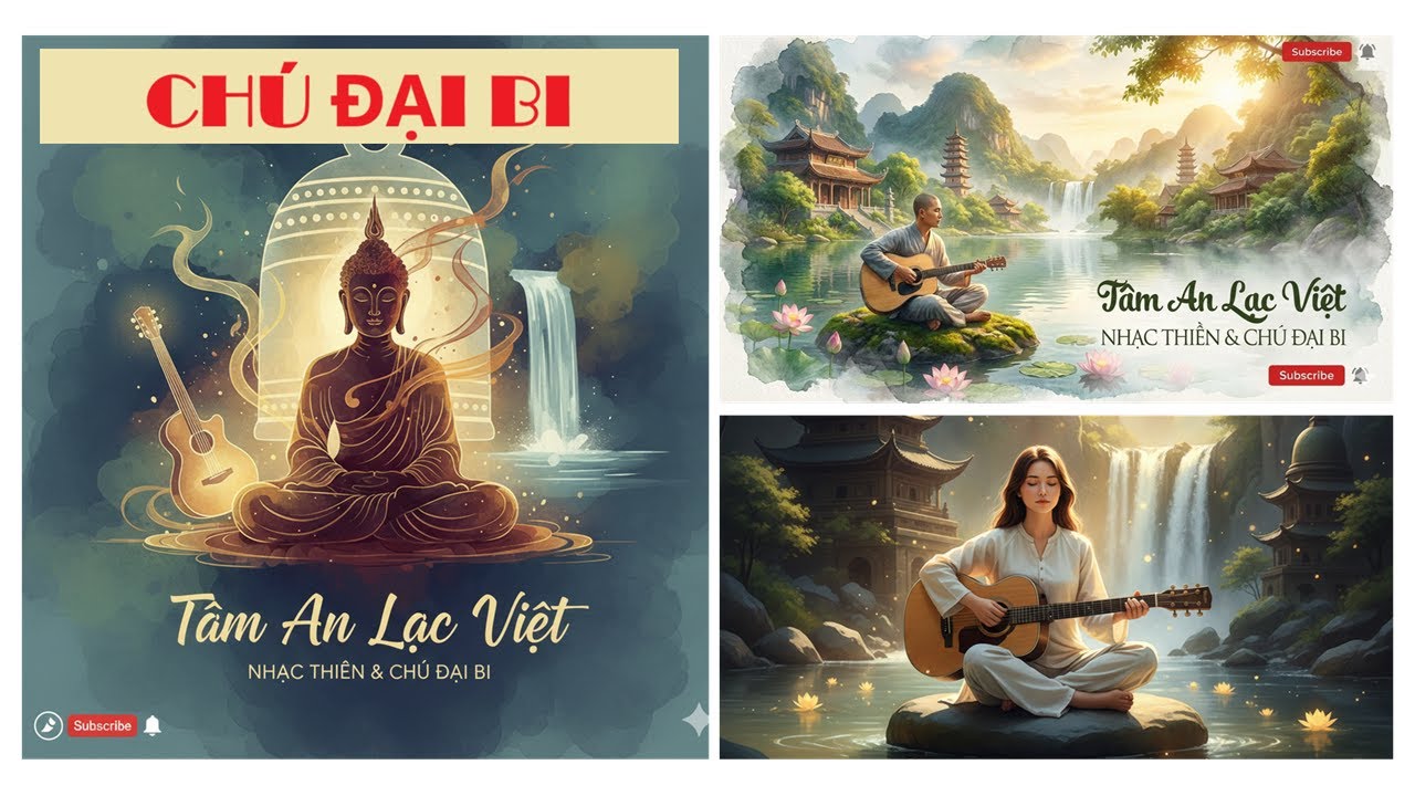 Chú Đại Bi Hán-Việt (Bản Đầy Đủ) | Tụng Chậm Blues Acoustic | Nghe Là Lắng Tâm