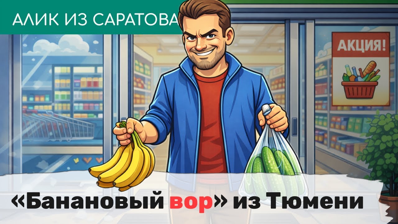 «Банановый вор» из Тюмени. Алик из Саратова