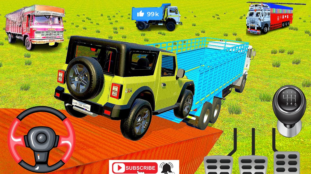 🔴Drive track and load monstar thar in game Indian simulator 🌉🇮🇳