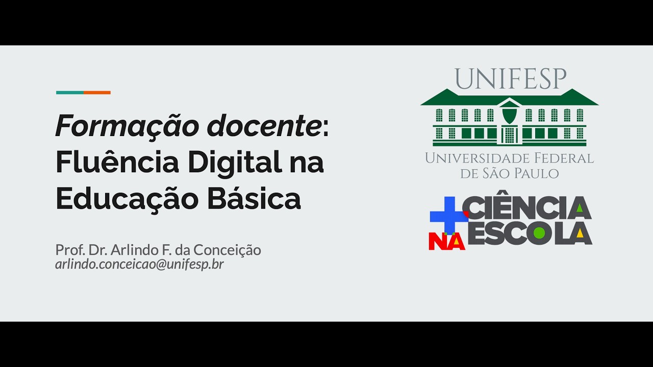 Fluência Digital na Educação Básica - Encontro 1 de 16