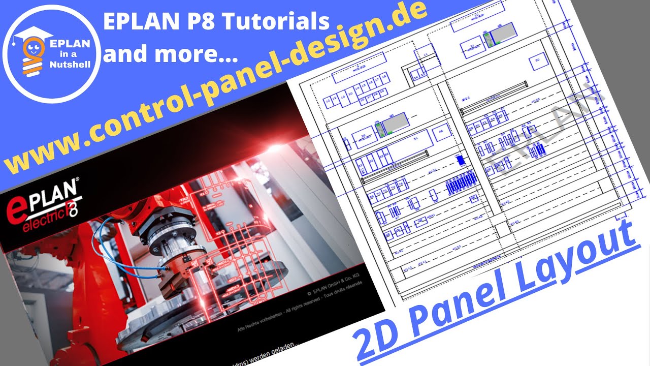 Компоновка панели EPLAN 2D